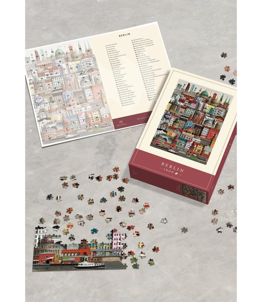 Martin Schwartz Martin Schwartz Berlin jigsaw puzzle 1000 pieces – 50x70cm Martin Schwartz Martin Schwartz Berlin jigsaw puzzle 1000 pieces – 50x70cm