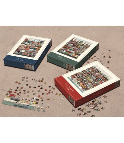 Martin Schwartz Martin Schwartz Denemarken legpuzzel 1000 stukjes – 50x70cm Martin Schwartz Martin Schwartz Denemarken legpuzzel 1000 stukjes – 50x70cm