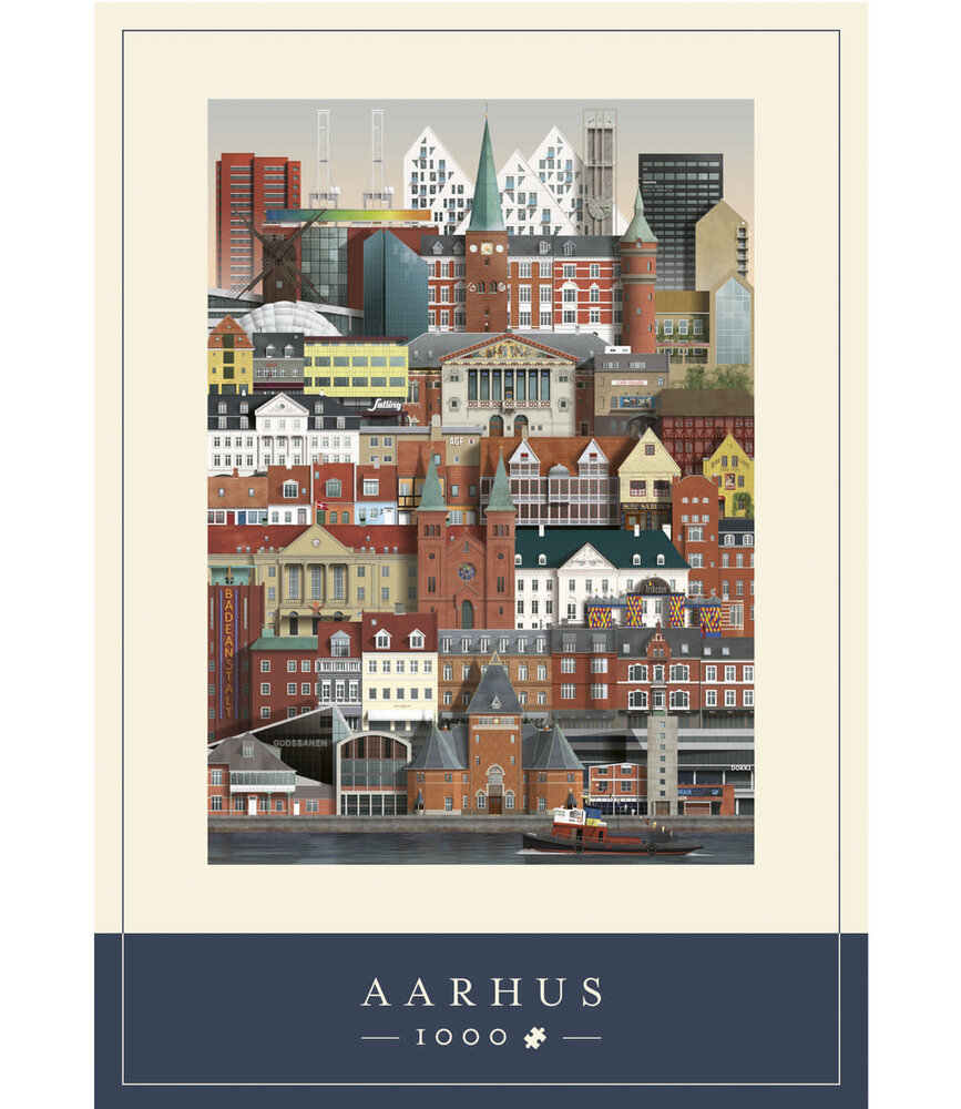 Martin Schwartz Martin Schwartz Aarhus legpuzzel 1000 stukjes – 50x70cm Martin Schwartz Martin Schwartz Aarhus legpuzzel 1000 stukjes – 50x70cm