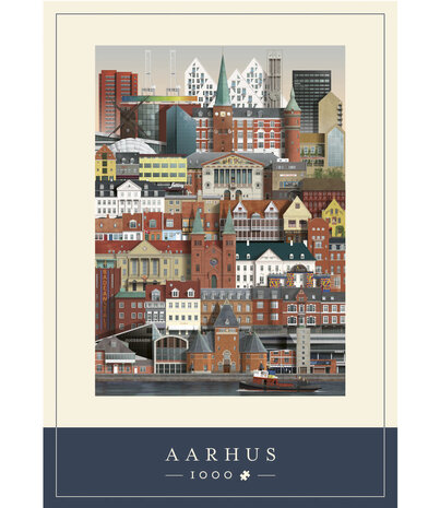 Martin Schwartz Martin Schwartz Aarhus legpuzzel 1000 stukjes – 50x70cm Martin Schwartz Martin Schwartz Aarhus legpuzzel 1000 stukjes – 50x70cm