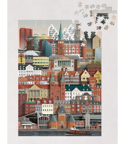 Martin Schwartz Martin Schwartz Aarhus legpuzzel 1000 stukjes – 50x70cm Martin Schwartz Martin Schwartz Aarhus legpuzzel 1000 stukjes – 50x70cm
