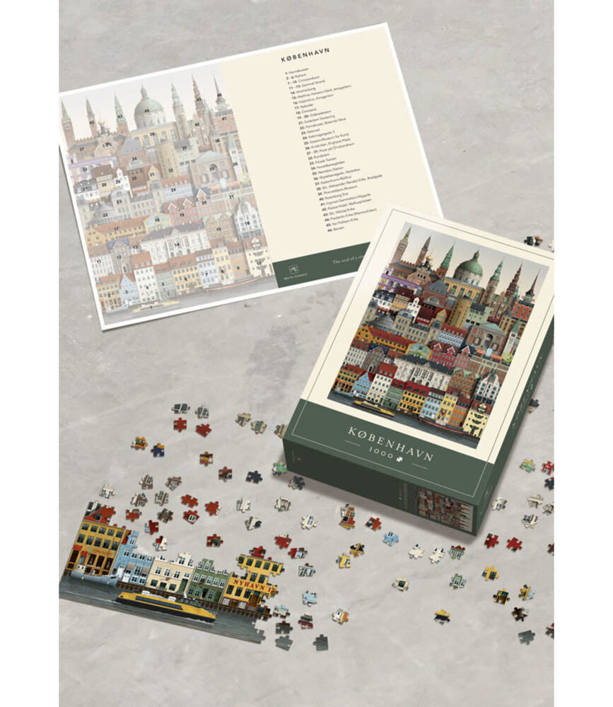 Martin Schwartz Martin Schwartz Copenhagen jigsaw puzzle 1000 pieces – 50x70cm Martin Schwartz Martin Schwartz Copenhagen jigsaw puzzle 1000 pieces – 50x70cm