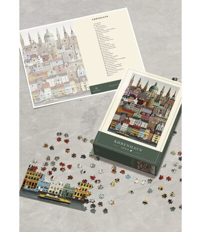 Martin Schwartz Martin Schwartz Copenhagen jigsaw puzzle 1000 pieces – 50x70cm Martin Schwartz Martin Schwartz Copenhagen jigsaw puzzle 1000 pieces – 50x70cm