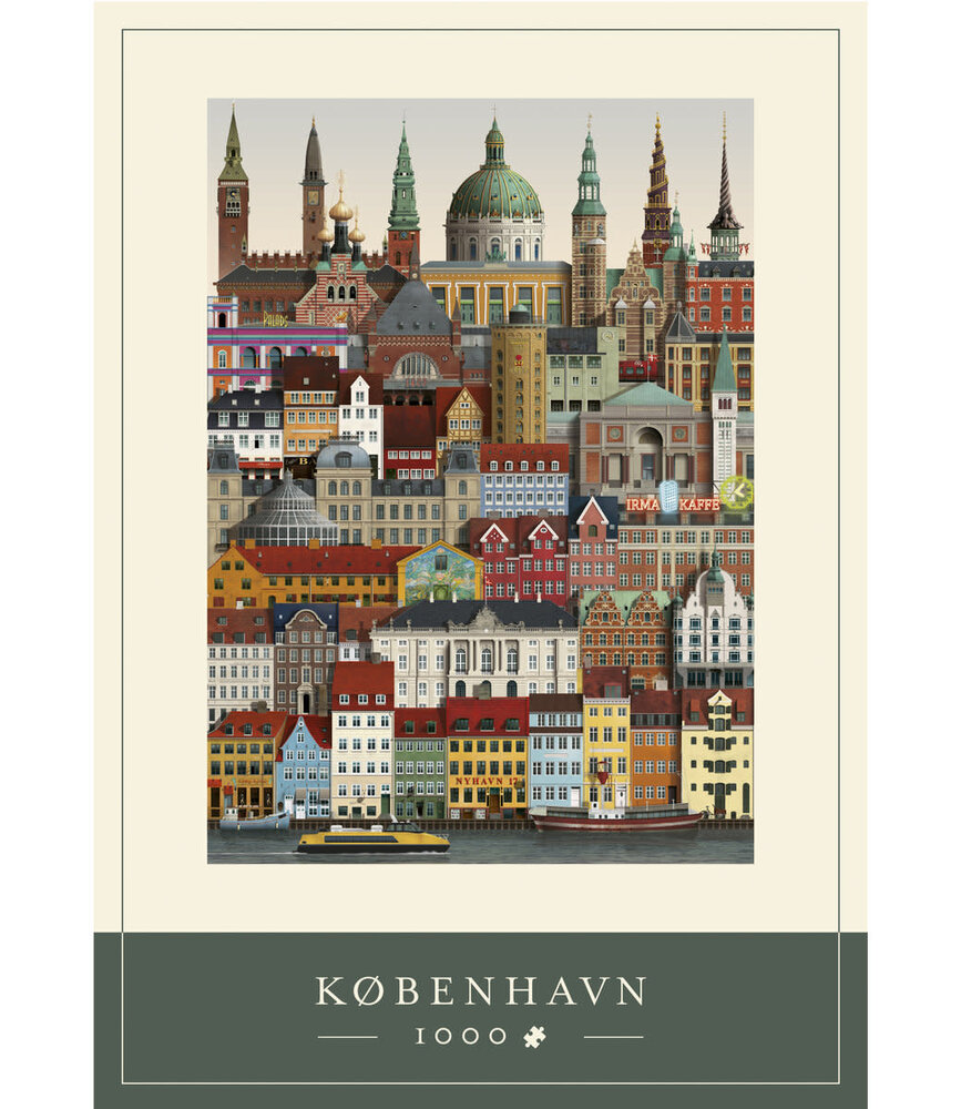 Martin Schwartz Martin Schwartz Copenhagen jigsaw puzzle 1000 pieces – 50x70cm Martin Schwartz Martin Schwartz Copenhagen jigsaw puzzle 1000 pieces – 50x70cm