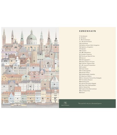 Martin Schwartz Martin Schwartz Kopenhagen legpuzzel 1000 stukjes – 50x70cm