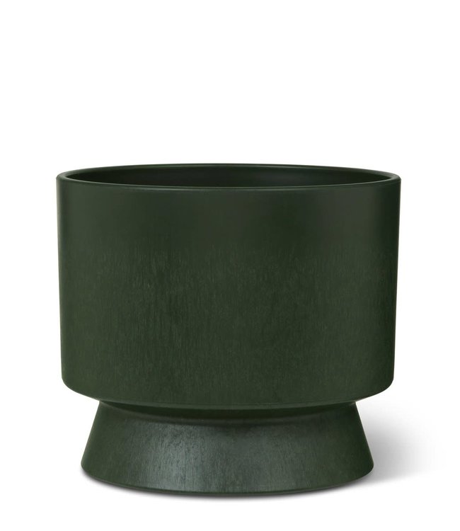 Rosendahl Ro Flowerpot 19 cm made of recycled plastic Darkgreen