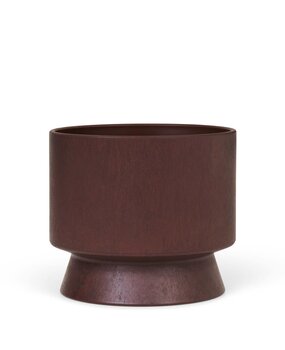 Rosendahl Rosendahl Ro Flowerpot 15 cm made of recycled plastic Bordeaux Rosendahl Rosendahl Ro Flowerpot 15 cm made of recycled plastic Bordeaux