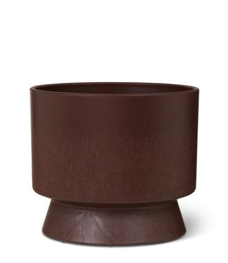 Rosendahl Ro Flowerpot 19 cm made of recycled plastic Bordeaux