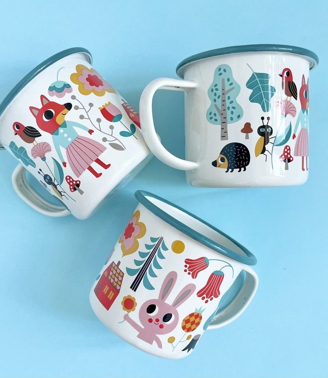 OMM Design OMM design Emaillen mug Forest