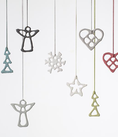 Lars Rank Keramik Lars Rank Keramik Christmas Pendent Star Handmade White Lars Rank Keramik Lars Rank Keramik Christmas Pendent Star Handmade White