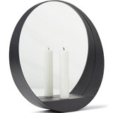 Gejst Gejst Glim wandkandelaar rond met spiegel Ø 28cm x D6,5cm