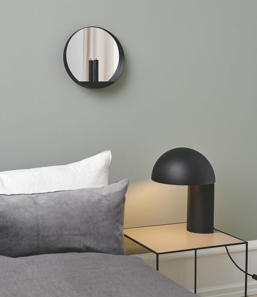 Gejst Gejst Glim wandkandelaar rond met spiegel Ø 28cm x D6,5cm Gejst Gejst Glim wandkandelaar rond met spiegel Ø 28cm x D6,5cm