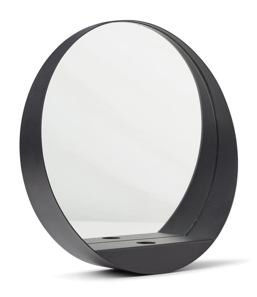 Gejst Gejst Glim wandkandelaar rond met spiegel Ø 28cm x D6,5cm Gejst Gejst Glim wandkandelaar rond met spiegel Ø 28cm x D6,5cm
