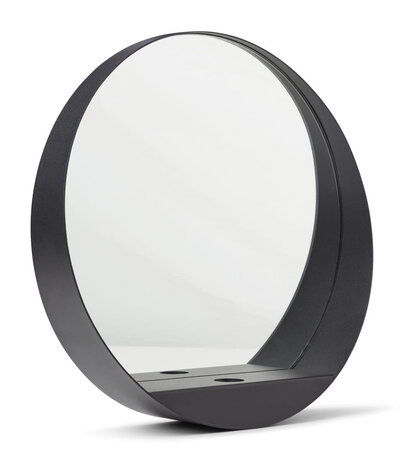 Gejst Gejst Glim wandkandelaar rond met spiegel Ø 28cm x D6,5cm Gejst Gejst Glim wandkandelaar rond met spiegel Ø 28cm x D6,5cm