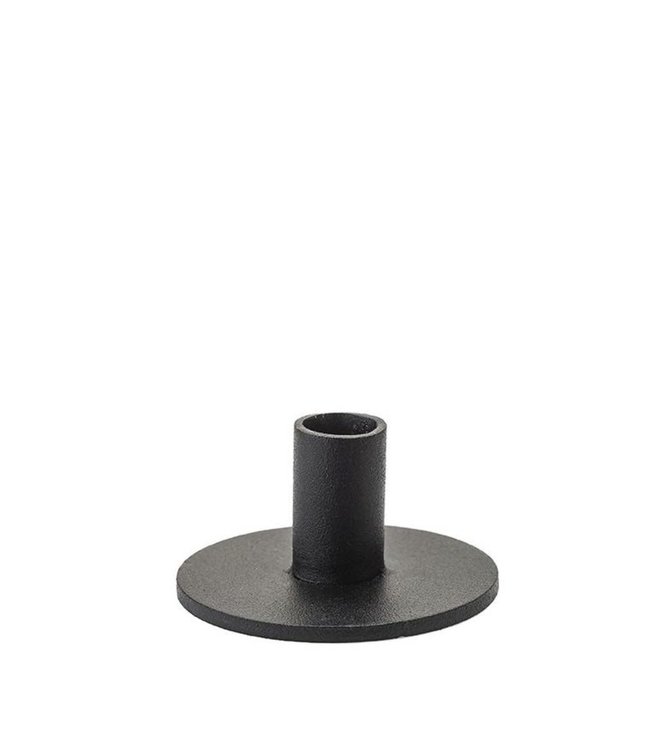 KunstIndustrien KunstIndustrien for Ø1.3cm candle metal matt black Candlestick round