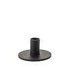 KunstIndustrien KunstIndustrien - voor Ø1.3cm kaars - metaal mat zwart Kandelaar Rond KunstIndustrien KunstIndustrien - voor Ø1.3cm kaars - metaal mat zwart Kandelaar Rond