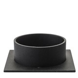 KunstIndustrien KunstIndustrien - voor Ø7cm kaars - metaal mat zwart Kandelaar Vierkant KunstIndustrien KunstIndustrien - voor Ø7cm kaars - metaal mat zwart Kandelaar Vierkant