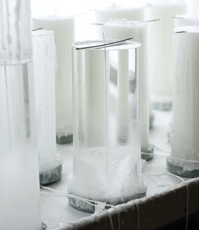 KunstIndustrien KunstIndustrien Wax Altar Candles white Ø7cm H24cm 140 burning hours KunstIndustrien KunstIndustrien Wax Altar Candles white Ø7cm H24cm 140 burning hours