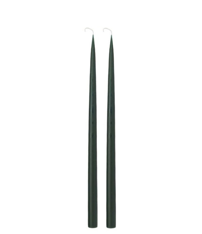 KunstIndustrien KunstIndustrien set of 2 Handmade Forrest Green Ø1.3 H28cm Candles