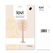 LOVI Lovi Boom Berkenhout 16,5 cm naturel 3D-boom DIY pakketje LOVI Lovi Boom Berkenhout 16,5 cm naturel 3D-boom DIY pakketje