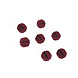 LOVI Lovi wooden balls Ø3,5cm set of 7 dark red - birch wood DIY package LOVI Lovi wooden balls Ø3,5cm set of 7 dark red - birch wood DIY package