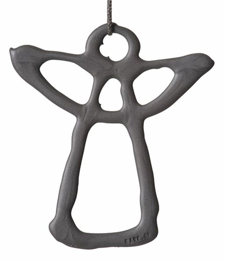 Lars Rank Keramik Lars Rank Keramik Christmas Pendent Angel Handmade Black Lars Rank Keramik Lars Rank Keramik Christmas Pendent Angel Handmade Black