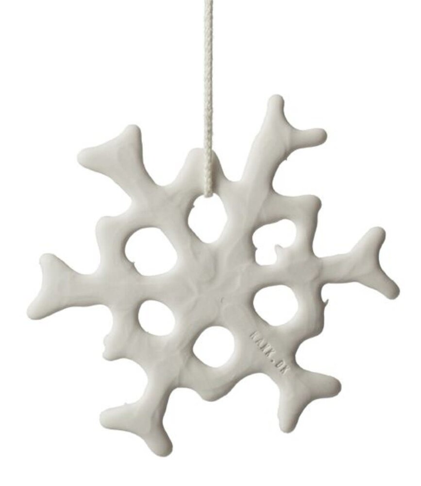 Lars Rank Keramik Lars Rank Keramik Christmas Pendent Frost Flower Handmade White Lars Rank Keramik Lars Rank Keramik Christmas Pendent Frost Flower Handmade White