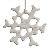 Lars Rank Keramik Lars Rank Keramik Christmas Pendent Frost Flower Handmade White with spots Lars Rank Keramik Lars Rank Keramik Christmas Pendent Frost Flower Handmade White with spots