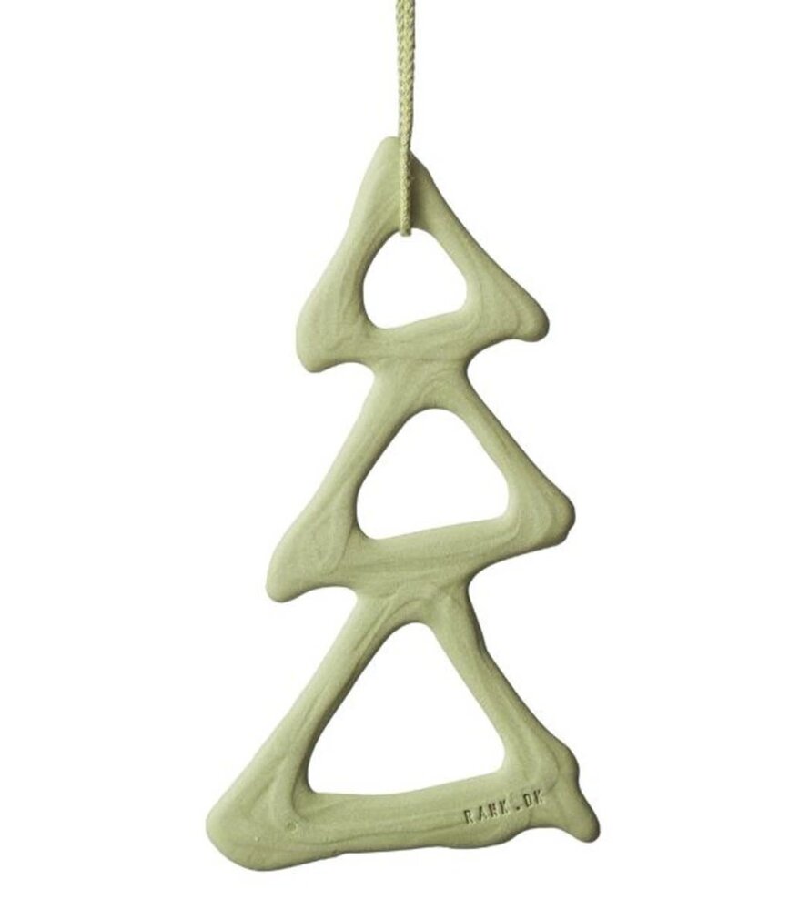 Lars Rank Keramik Lars Rank Keramik Christmas Pendent Christmas Tree Handmade Light Green Lars Rank Keramik Lars Rank Keramik Christmas Pendent Christmas Tree Handmade Light Green