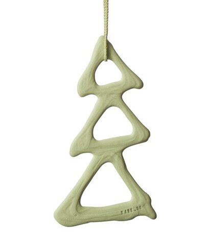 Lars Rank Keramik Lars Rank Keramik Christmas Pendent Christmas Tree Handmade Light Green Lars Rank Keramik Lars Rank Keramik Christmas Pendent Christmas Tree Handmade Light Green