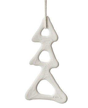 Lars Rank Keramik Lars Rank Keramik Christmas Pendent Christmas Tree Handmade White Lars Rank Keramik Lars Rank Keramik Christmas Pendent Christmas Tree Handmade White