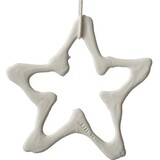 Lars Rank Keramik Lars Rank Keramik Christmas Pendent Star Handmade White Lars Rank Keramik Lars Rank Keramik Christmas Pendent Star Handmade White