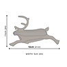 LOVI Lovi Reindeer Grey Birch plywood 3D-animal DIY package LOVI Lovi Reindeer Grey Birch plywood 3D-animal DIY package
