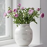 Kähler Design Kähler Design Omaggio Vase Pearl Stripe H200mm Kähler Design Kähler Design Omaggio Vase Pearl Stripe H200mm