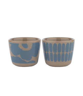 Marimekko Marimekko Alku egg cups set of 2 terra light blue