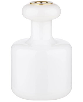 Marimekko Marimekko Plunta candleholder glass white Marimekko Marimekko Plunta candleholder glass white