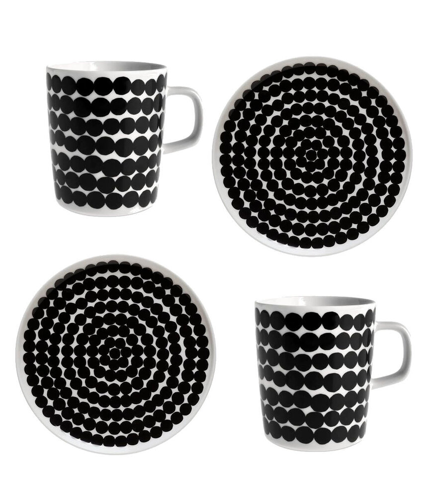 Marimekko Marimekko Räsymatto breakfast set of 4 - gift set Marimekko Marimekko Räsymatto breakfast set of 4 - gift set
