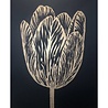 Monika Petersen Monika Petersen Lino Print Rembrandt Tulp Goud Zwart 50x70 Monika Petersen Monika Petersen Lino Print Rembrandt Tulp Goud Zwart 50x70