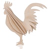 LOVI Lovi Rooster wood - different colours - Birch plywood 3D-animal DIY package LOVI Lovi Rooster wood - different colours - Birch plywood 3D-animal DIY package