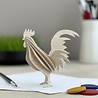 LOVI Lovi Rooster wood - different colours - Birch plywood 3D-animal DIY package LOVI Lovi Rooster wood - different colours - Birch plywood 3D-animal DIY package