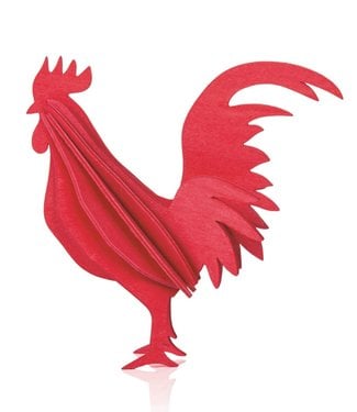 LOVI Lovi Rooster wood - different colours - Birch plywood 3D-animal DIY package