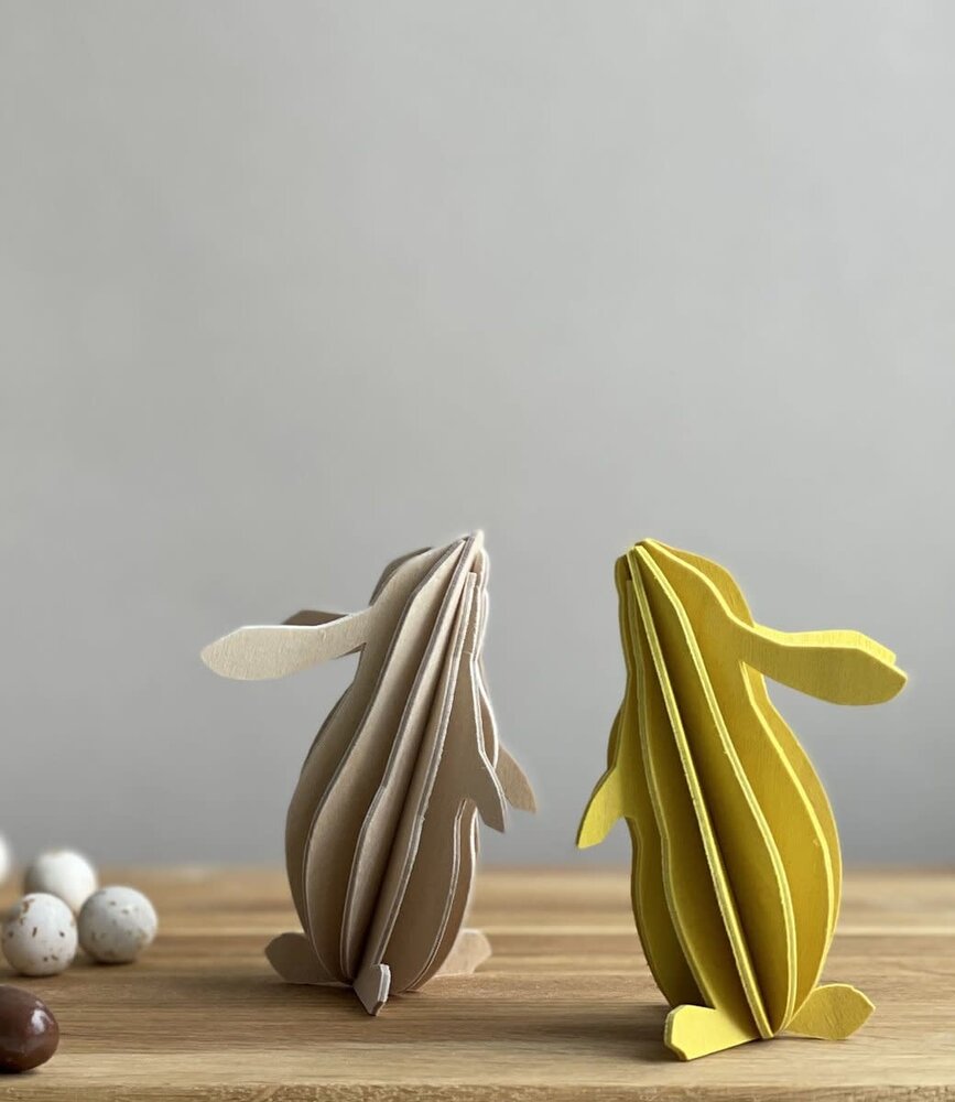 LOVI Lovi Konijn berkenhout - verschillende kleuren - 3D-dier DIY pakketje LOVI Lovi Konijn berkenhout - verschillende kleuren - 3D-dier DIY pakketje