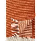 Klippan Klippan Velvet plaid 130x200 rust of 100% lambs wool Klippan Klippan Velvet plaid 130x200 rust of 100% lambs wool