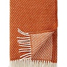 Klippan Klippan Velvet plaid 130x200 rust of 100% lambs wool Klippan Klippan Velvet plaid 130x200 rust of 100% lambs wool