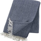 Klippan Klippan Stella wollen plaid 130x200 smokey blue van 100% lamswol Klippan Klippan Stella wollen plaid 130x200 smokey blue van 100% lamswol
