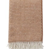 Klippan Klippan Knut plaid 130x200 nougat made of 100% lambs wool Klippan Klippan Knut plaid 130x200 nougat made of 100% lambs wool