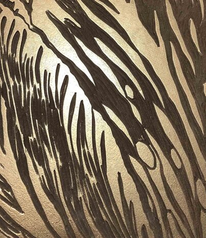 Monika Petersen Monika Petersen Lino Print Gold Rembrandt Tulip Black 50x70 Monika Petersen Monika Petersen Lino Print Gold Rembrandt Tulip Black 50x70