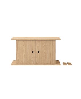 Moebe Moebe Shelving system closed cabinet H45.5cm (various colours) – loose parts Moebe Moebe Shelving system closed cabinet H45.5cm (various colours) – loose parts