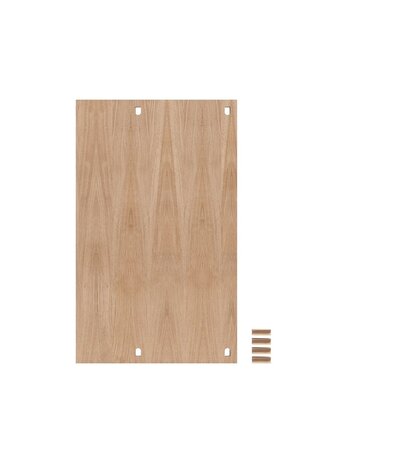 Moebe Moebe Shelving system bureau plank D52cm (diverse kleuren) – losse onderdelen Moebe Moebe Shelving system bureau plank D52cm (diverse kleuren) – losse onderdelen