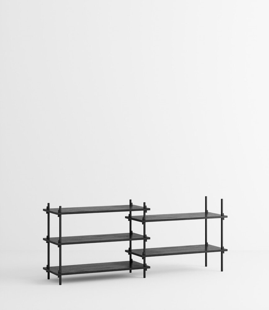 Moebe Moebe Shelving system S.65.2.A (diverse kleurencombinaties) Moebe Moebe Shelving system S.65.2.A (diverse kleurencombinaties)